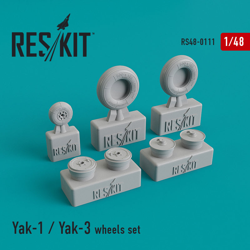 ResKit RS48-0111 1:48 Yakovlev Yak-1 / Yak-3 wheels se