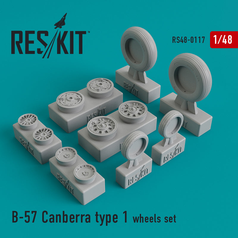 ResKit RS48-0117 1:48 Martin B-57 Canberra type 1 wheels set