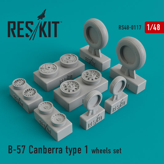 ResKit RS48-0117 1:48 Martin B-57 Canberra type 1 wheels set