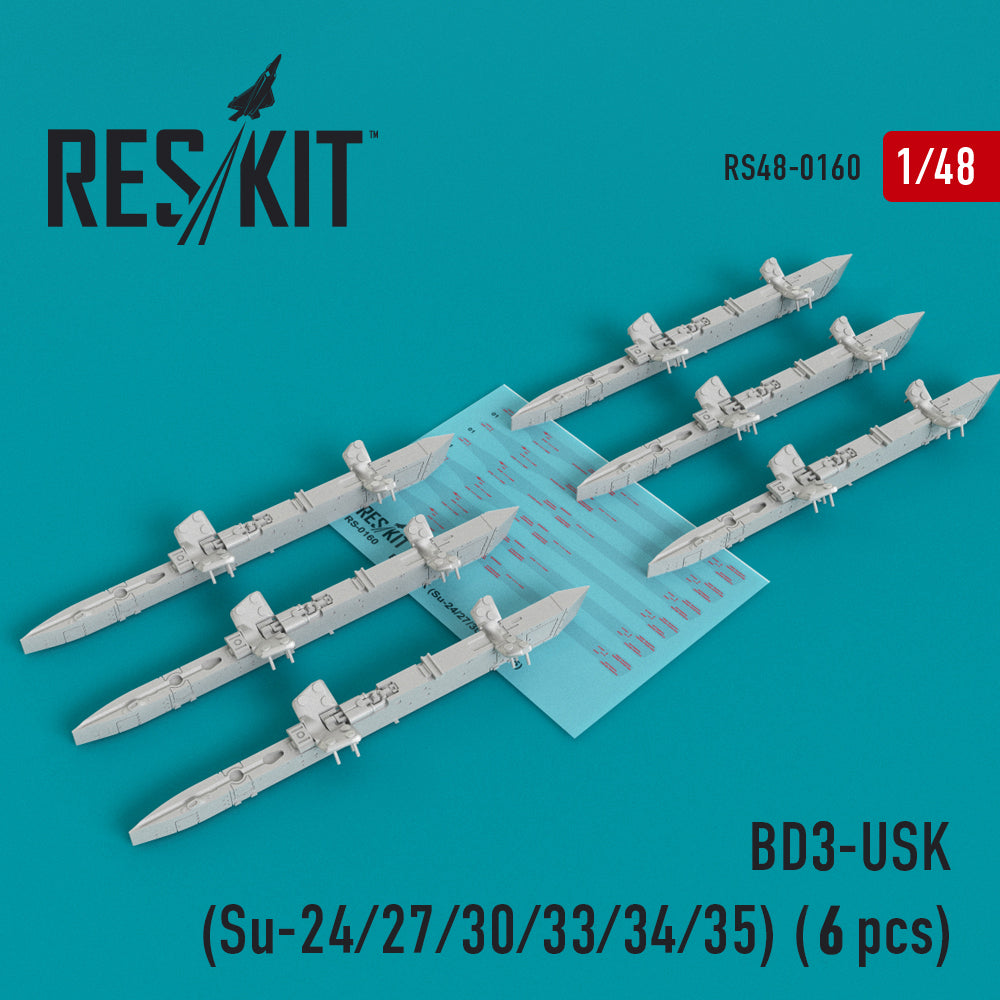 ResKit RS48-0160 1:48 BDZ-USK Racks (6 pcs)