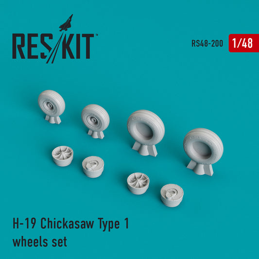 ResKit RS48-200 1:48 Sikorsky S-55/H-19 Chickasaw Type 1 wheels set