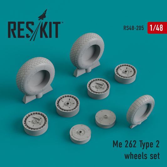 ResKit RS48-0205 1:48 Messerschmitt Me-262A-1/Me-262B-2 Type 2 wheels