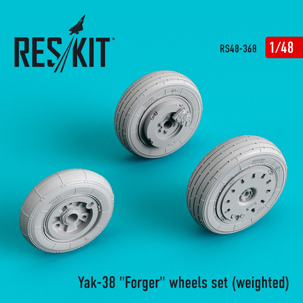 ResKit RS48-0368 1:48 Yakovlev Yak-38 Forger wheels set (weighted)