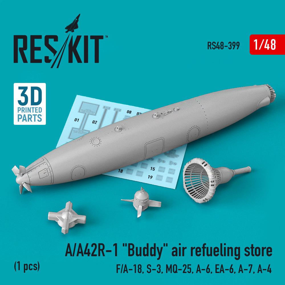 ResKit RS48-0399 1:48 A/A42R-1 'Buddy' air refueling store (1 pc)