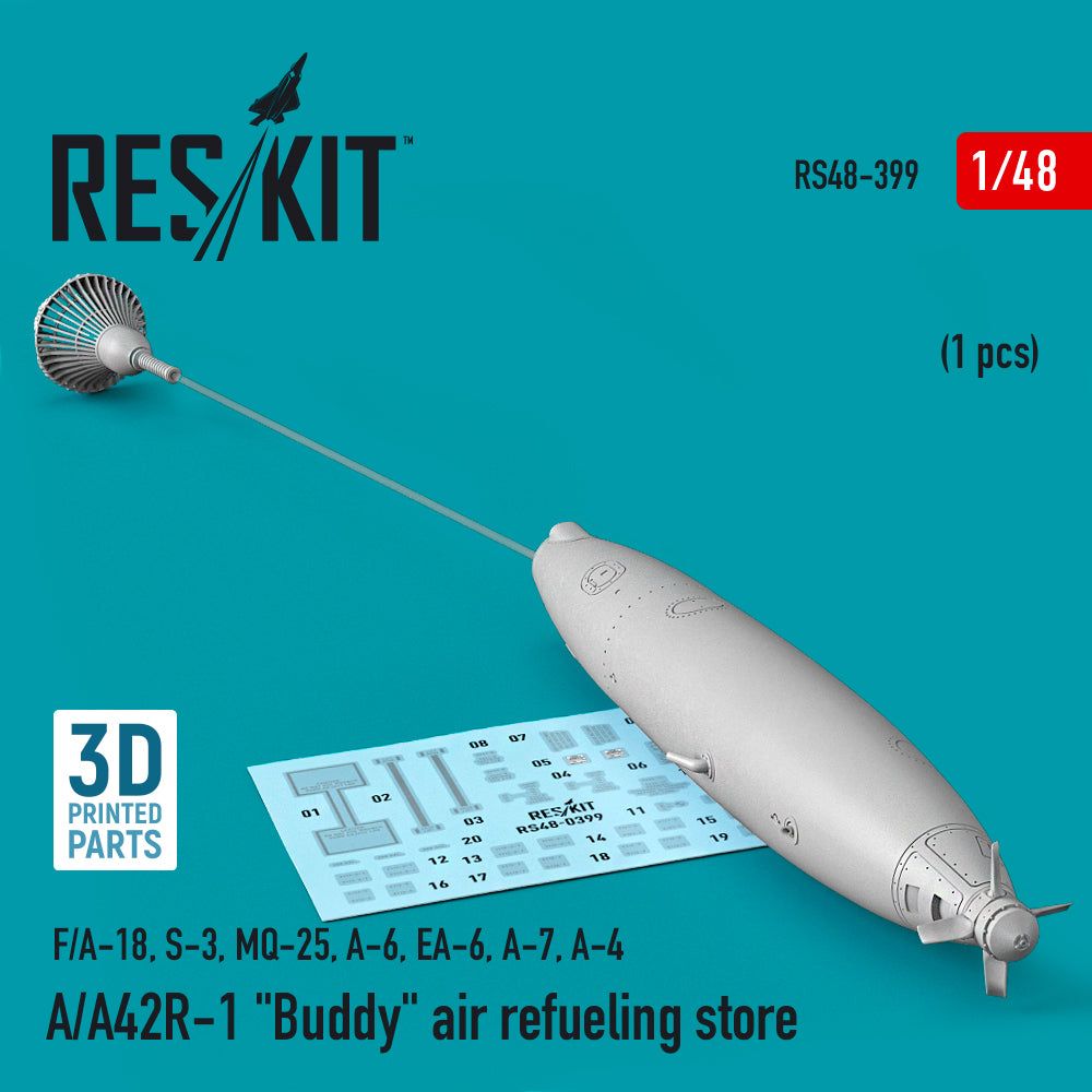 ResKit RS48-0399 1:48 A/A42R-1 'Buddy' air refueling store (1 pc)