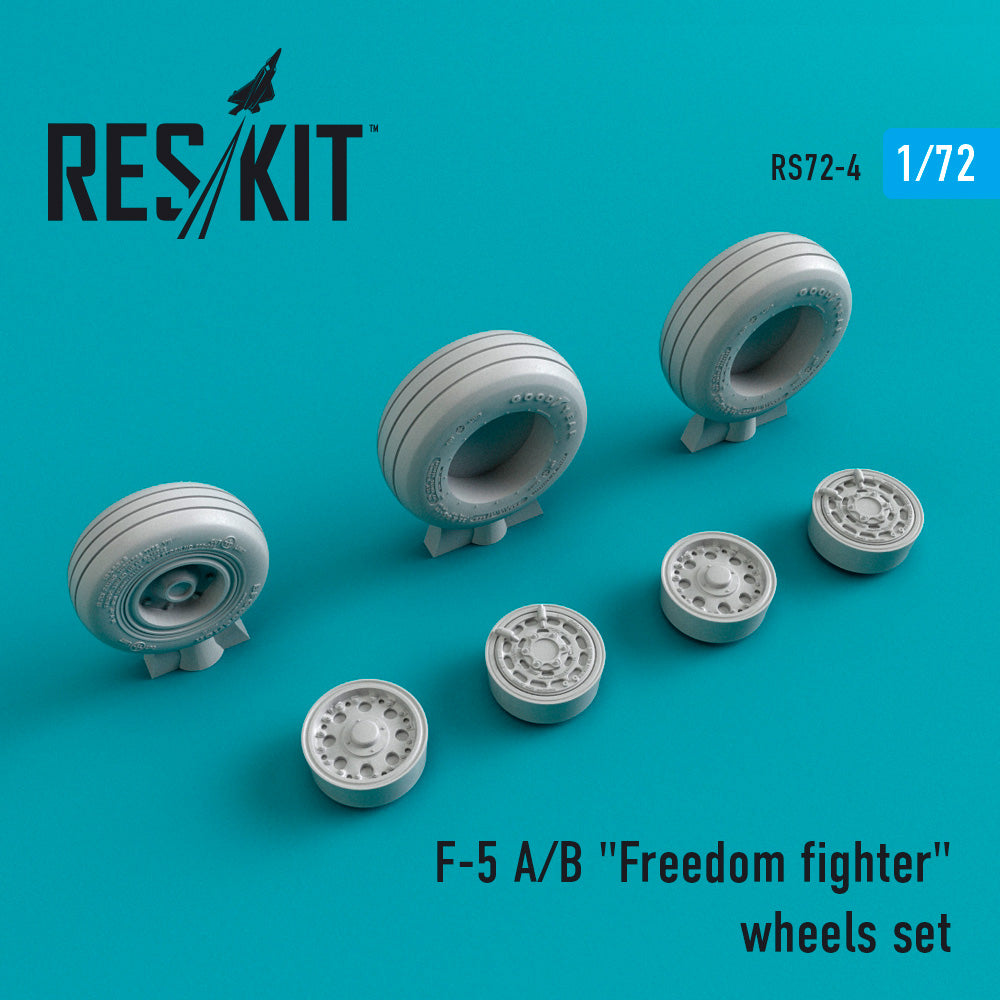 ResKit RS72-0004 1:72 F-5A/F-5B Freedom fighter wheels set