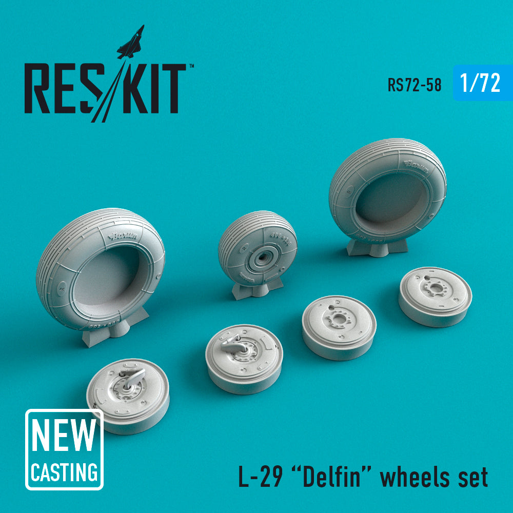 ResKit RS72-0058 1:72 Aero L-29 'Delfin' wheels set