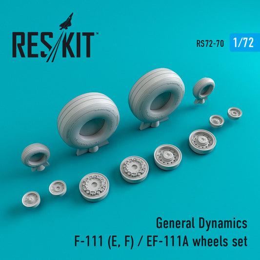 ResKit RS72-0070 1:72 F-111E/EF-111F/EF-111A wheels set