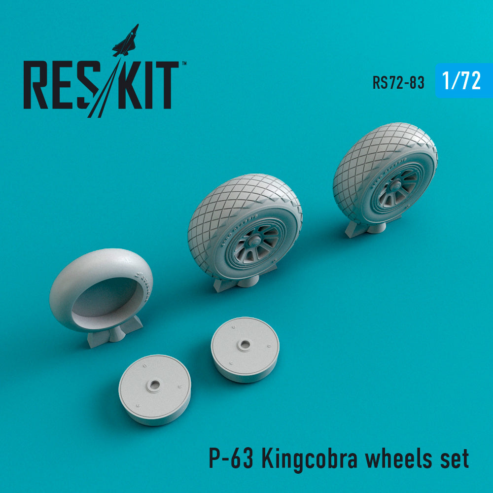 ResKit RS72-0083 1:72 Bell P-63 Kingcobra wheels set