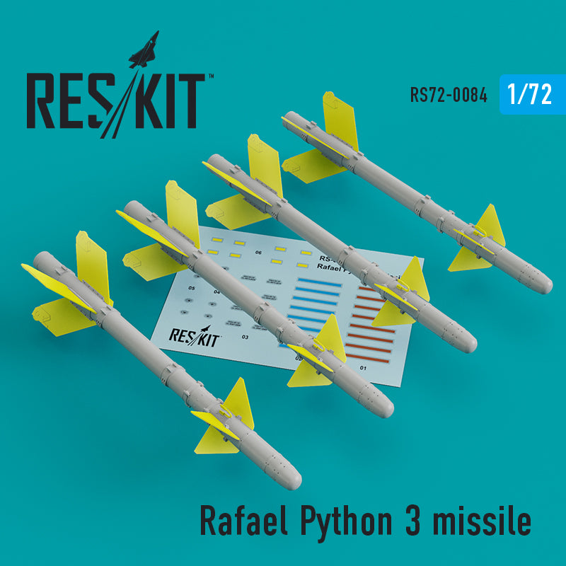 ResKit RS72-0084 1:72 Rafael Python 3 missile (4 pcs)