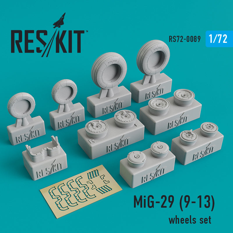 ResKit RS72-0089 1:72 Mikoyan MiG-29 (9-13) wheels set