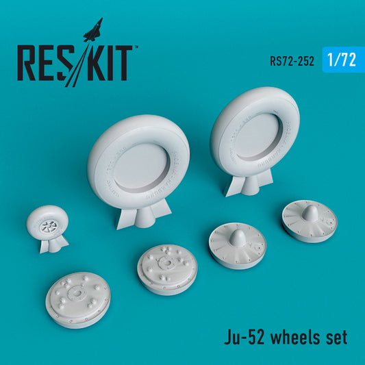 ResKit RS72-0252 1:72 Junkers Ju-52/3 wheels set
