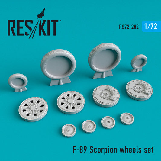 ResKit RS72-0282 1:72 Northrop F-89 Scorpion wheels set