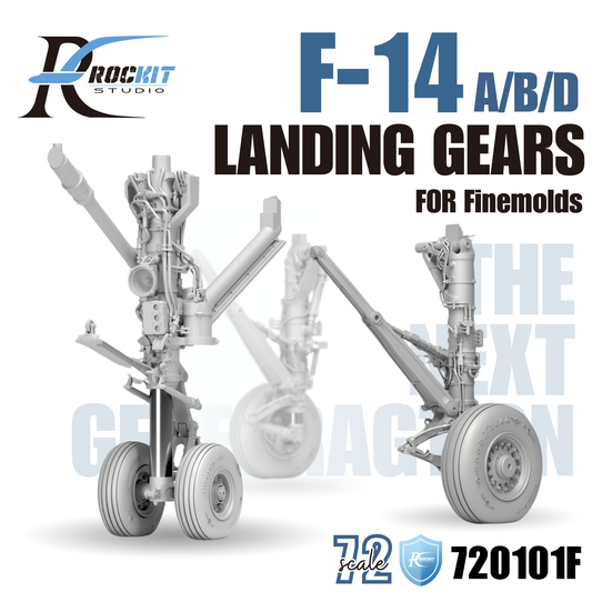 Rockit Studio 720101F 1:72 F-14A/F-14B/F-14D Tomcat Landing gears