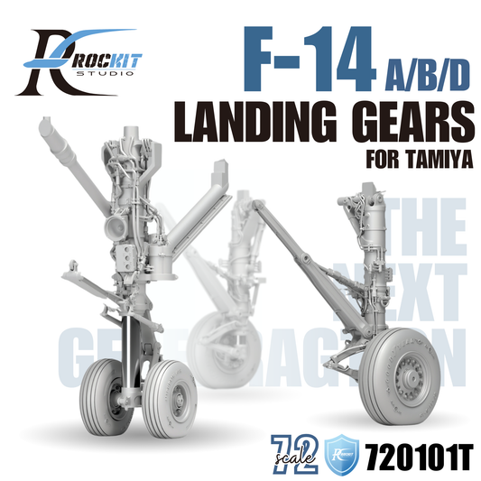 Rockit Studio 720101T 1:72 Grumman F-14A/F-14B/F-14D Tomcat Landing gears