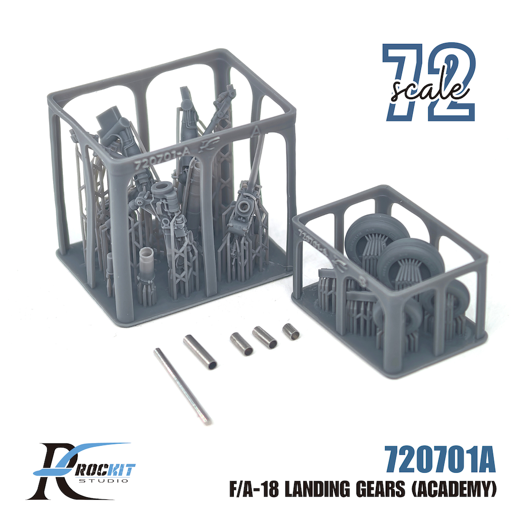 Rockit Studio 720701A 1:72 F/A-18E/ F/A-18F Super Hornet landing gear with wheels