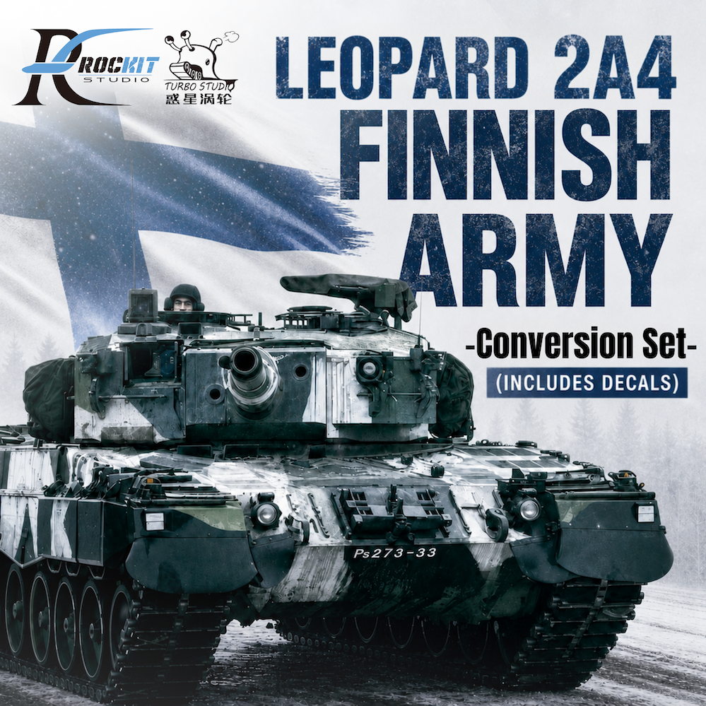 Rockit Studio RS721002 1:72 Leopard 2A4 Finnish Army Conversion Set