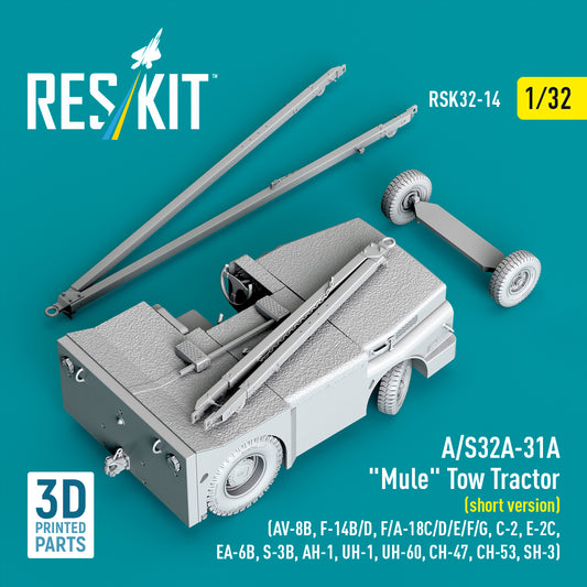 ResKit RSK32-14 1:32 A/S32A-31A 'Mule' Tow Tractor (short version)