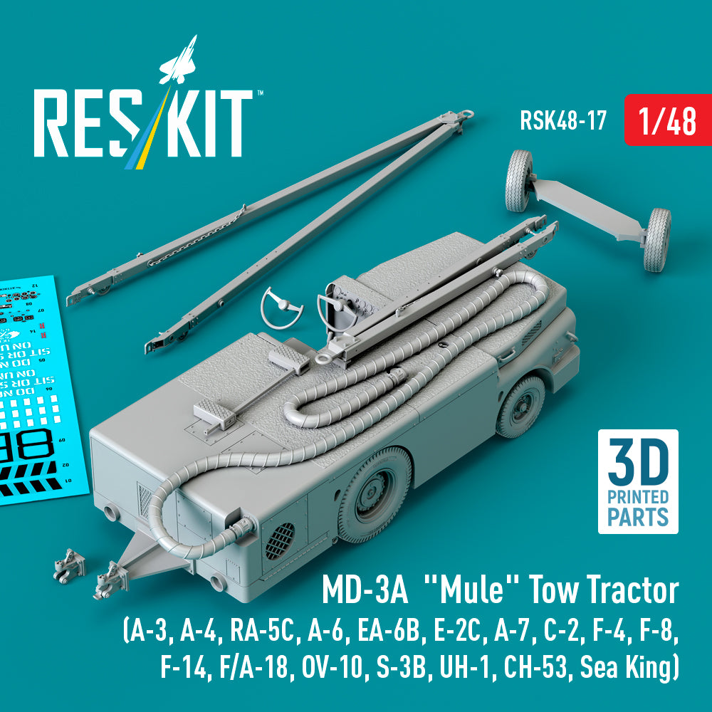 ResKit RSK48-17 1:48 MD-3A 'Mule' Tow Tractor
