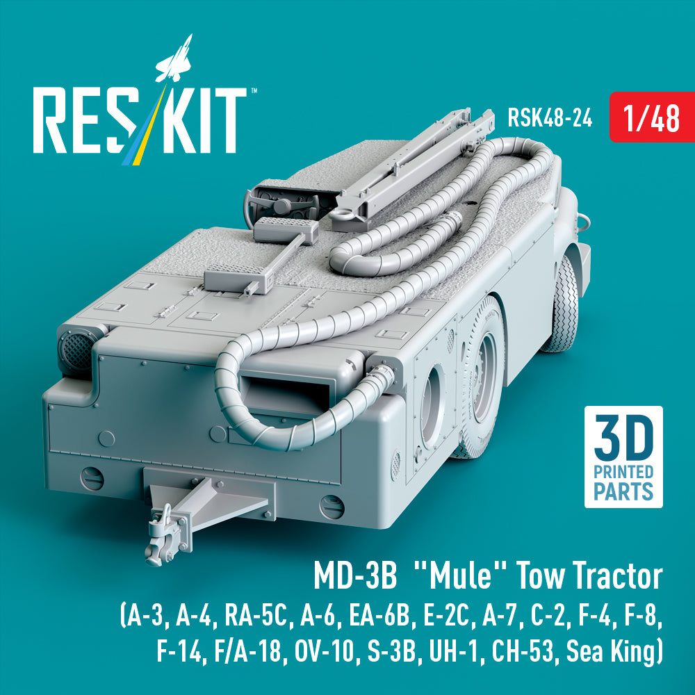 ResKit RSK48-24 1:48 MD-3B 'Mule' Tow Tractor
