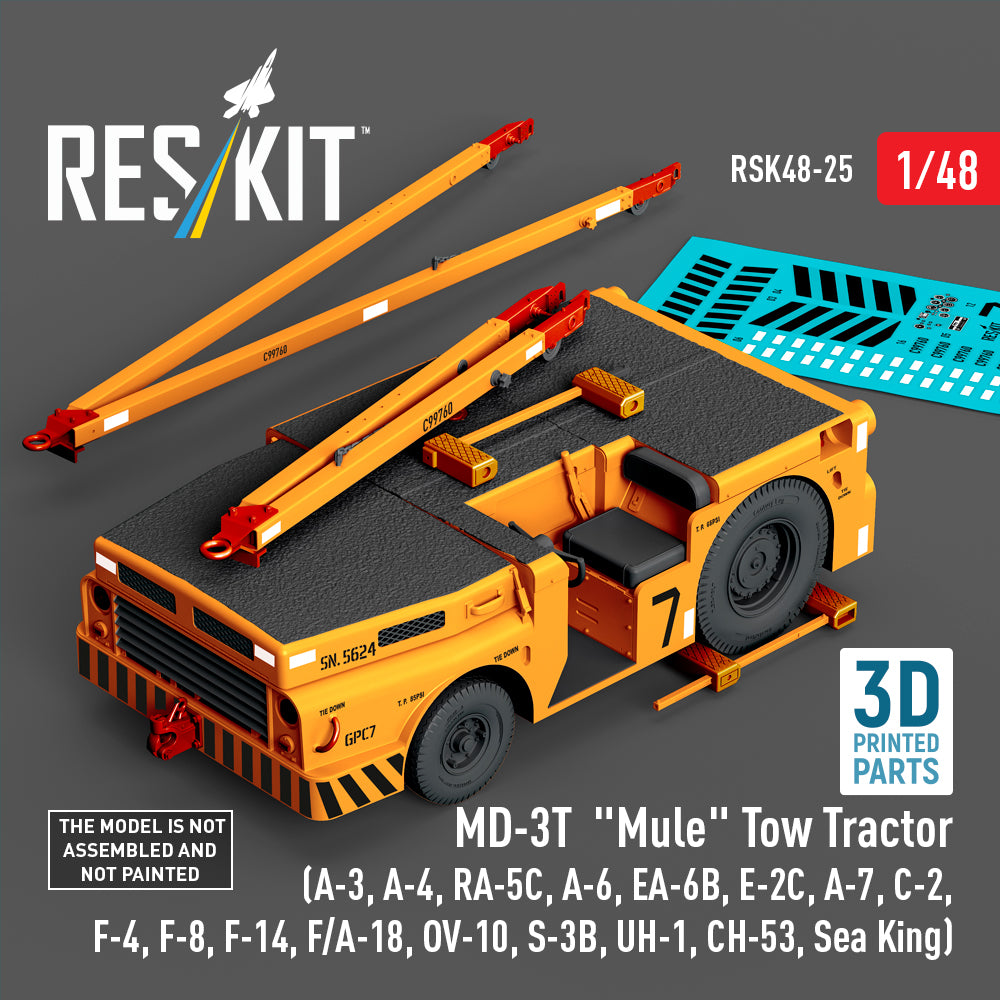 ResKit RSK48-25 1:48 MD-3T 'Mule' Tow Tractor