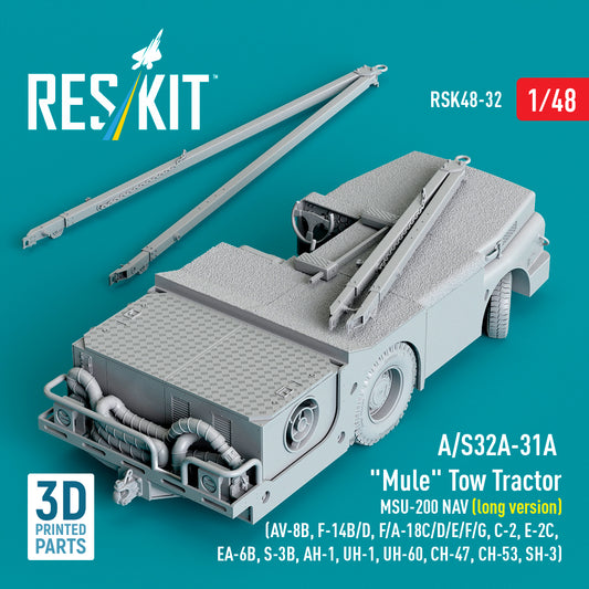ResKit RSK48-32 1:48 A/S32A-31A 'Mule' Tow Tractor MSU-200 NAV (long version)