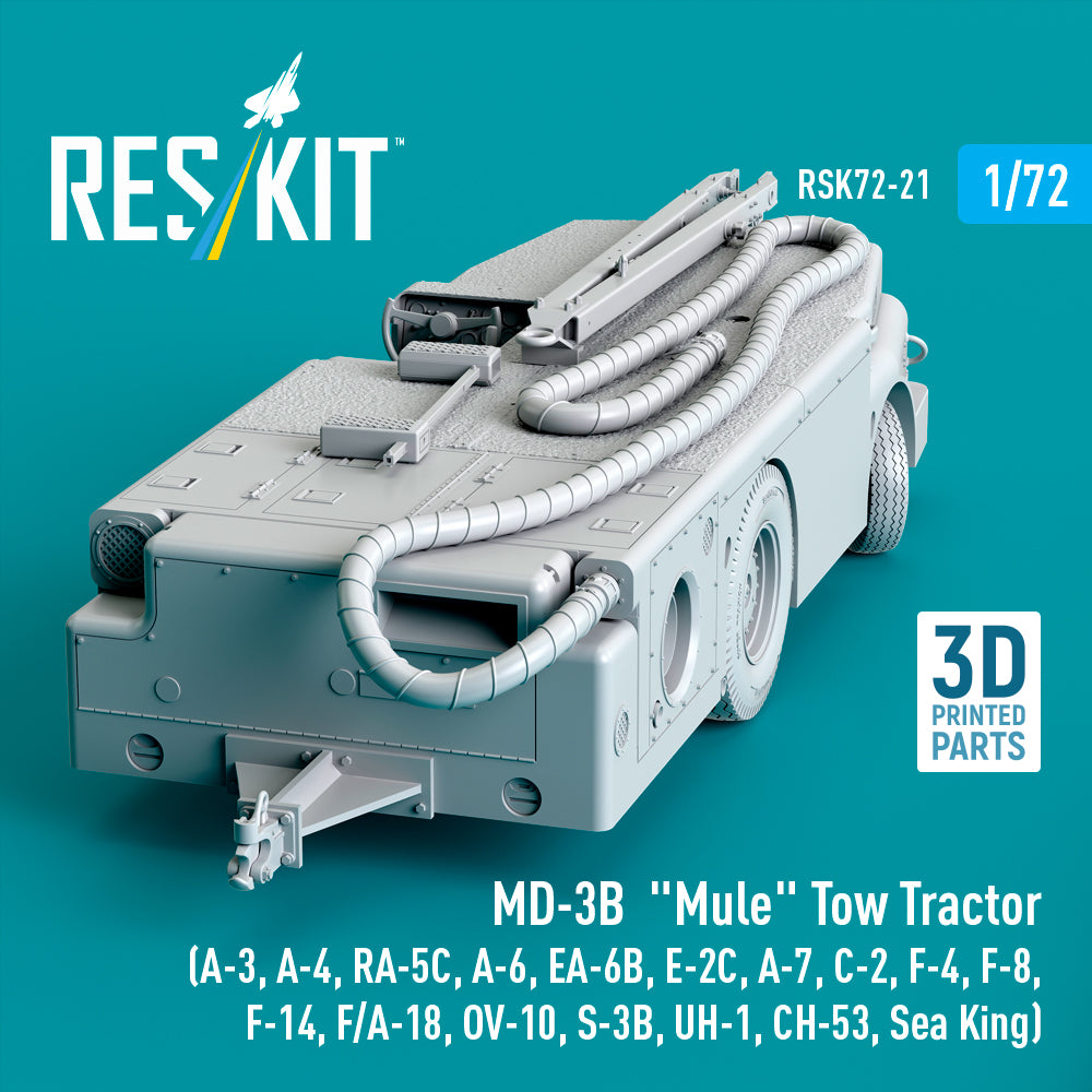 ResKit RSK72-21 1:72 MD-3B 'Mule' Tow Tractor