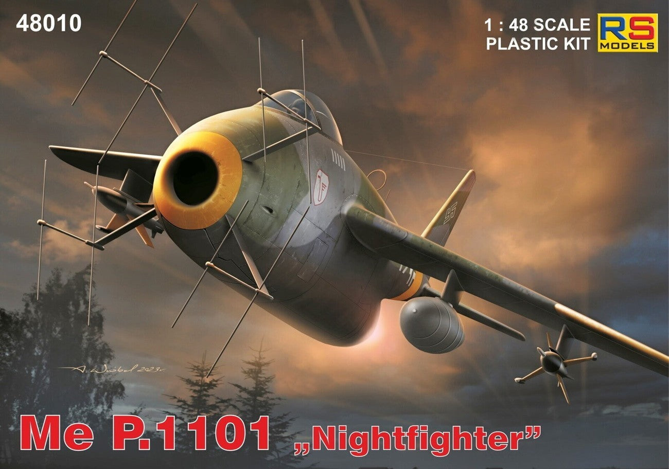 RS Models 48010 1:48 Messerschmitt P.1101 Nightfighter