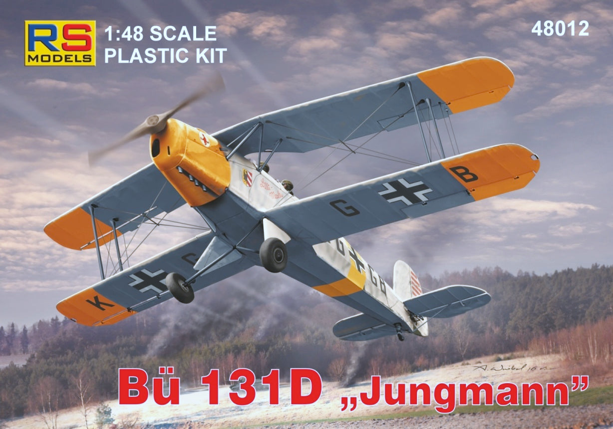 RS Models 48012 1:48 Bucker Bu-131D Jungmann