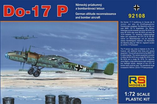 RS Models 92108 1:72 Dornier Do-17P