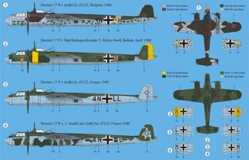 RS Models 92108 1:72 Dornier Do-17P