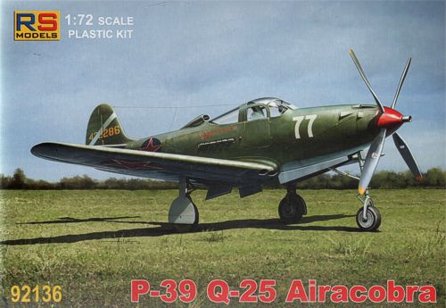 RS Models 92136 1:72 Bell P-39Q-25 Airacobra