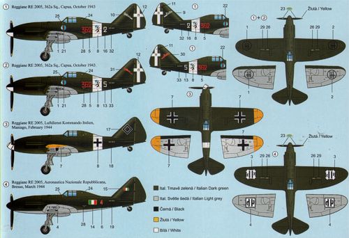 RS Models 92147 1:72 Reggiane Re.2005