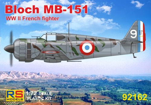 RS Models 92162 1:72  Marcel-Bloch MB.151 Vichy.