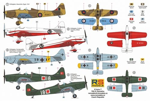 RS Models 92167 1:72 Miles Magister