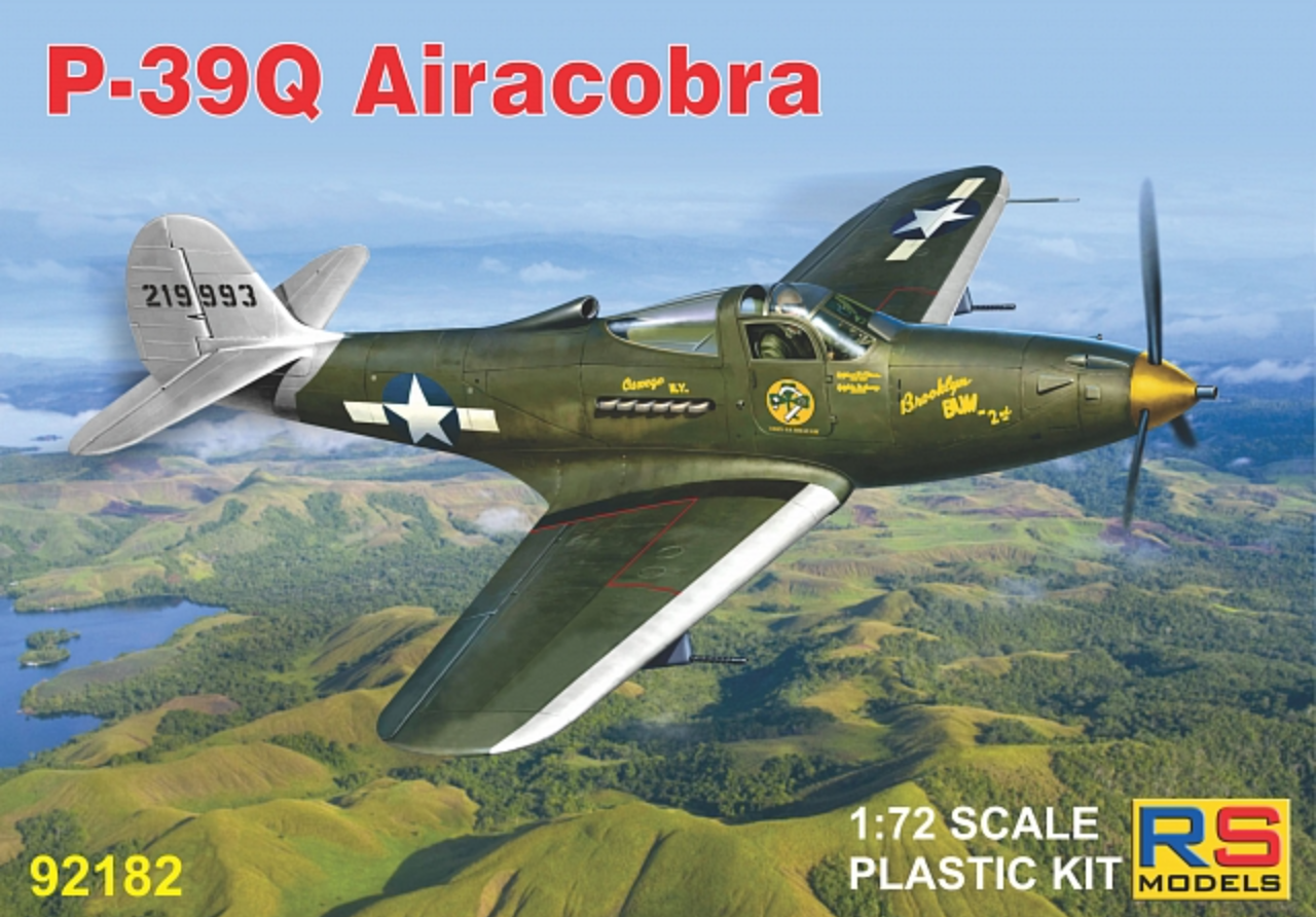 RS Models 92182 1:72 Bell P-39Q Airacobra 4 decal variants