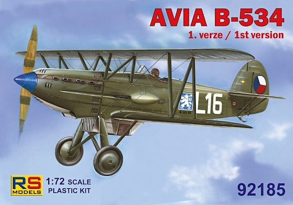 RS Models 92185 1:72 Avia B-534/I version.
