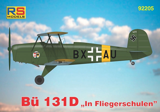 RS Models 92205 1:72 Bucker Bu-131D In Flieger Schulen