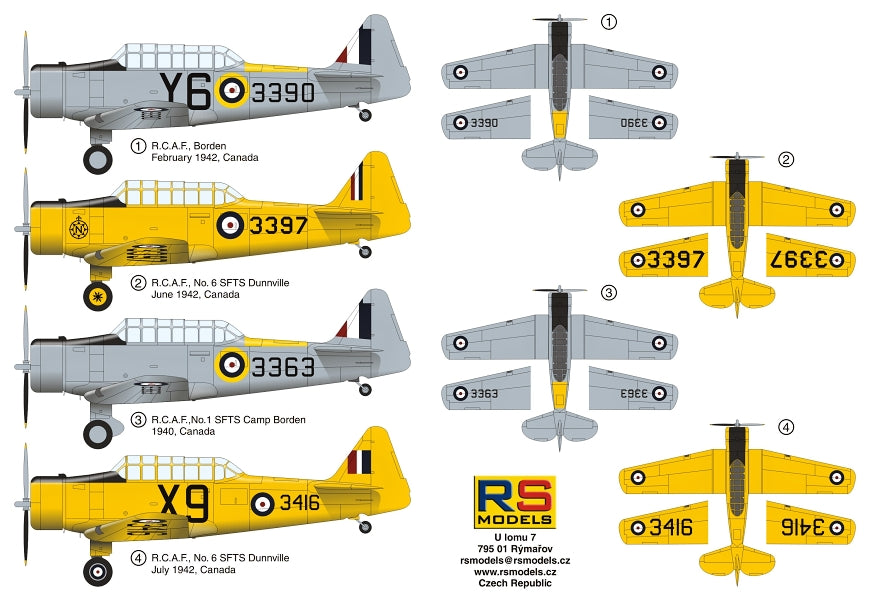 RS Models 92208 1:72 North-American NA-64 'Yale'