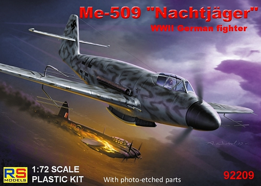 RS Models 92209 1:72 Messerschmitt Me-509 'Nachtjager'