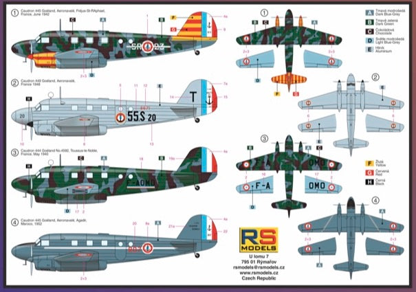 RS Models 92210 1:72 Caudron C.445 Goeland