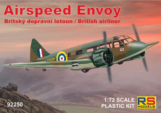 RS Models RSMI92250 1:72 Airspeed Envoy with Cheetah Engine