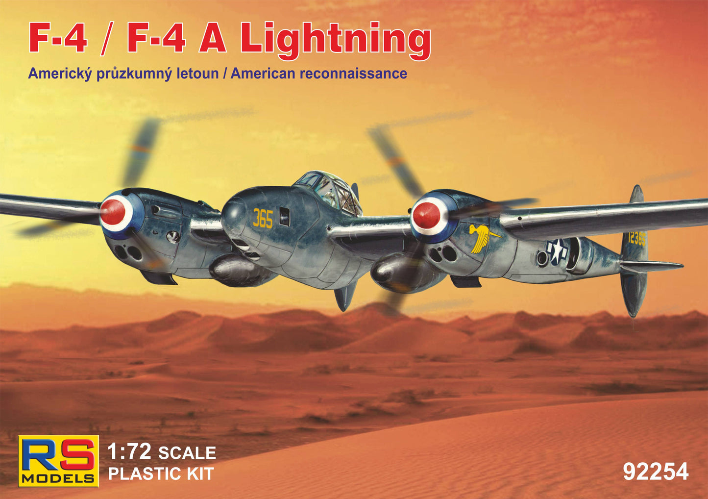 RS Models 92254 1:72 Lockheed F-4/F-4A Lightning