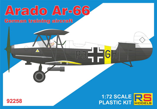 RS Models 92258 1:72 Arado Ar-66 - 4 decal v. for Luftwaffe