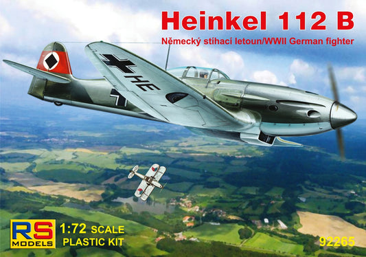 RS Models 92265 1:72 Heinkel He-112B Romania x 2 Luftwaffe x 1