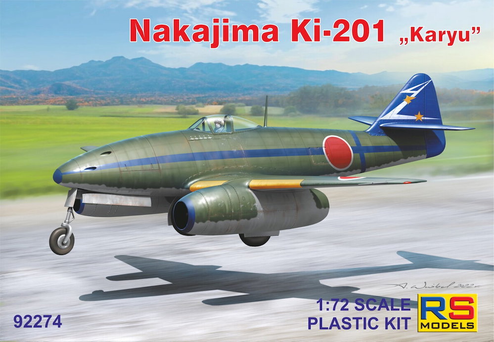 RS Models 92274 1:72 Nakajima Ki-201 'Karyu' 3 decal v. for Japan, USA