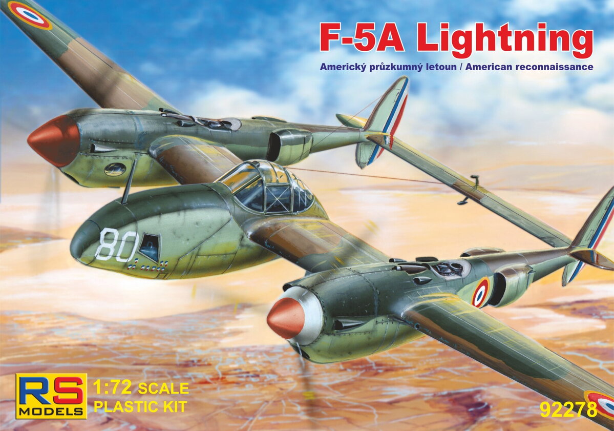 RS Models 92278 1:72 Lockheed F-5A Lightning