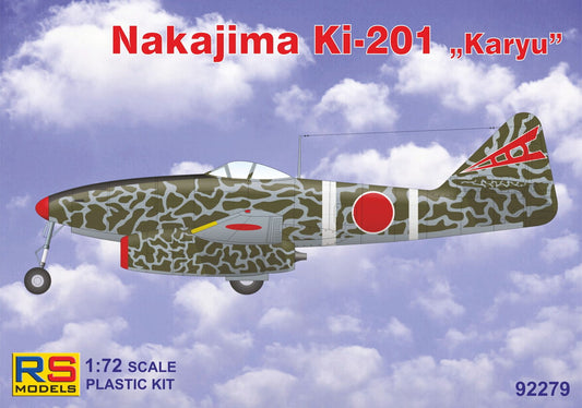 RS Models 92279 1:72 Nakajima Ki-201 "Karyu" 3 decal v. for Japan, RAF