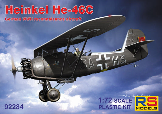 RS Models 92284 1:72 Heinkel He-46C German reconnaissance Decals 4 x Luftwaffe