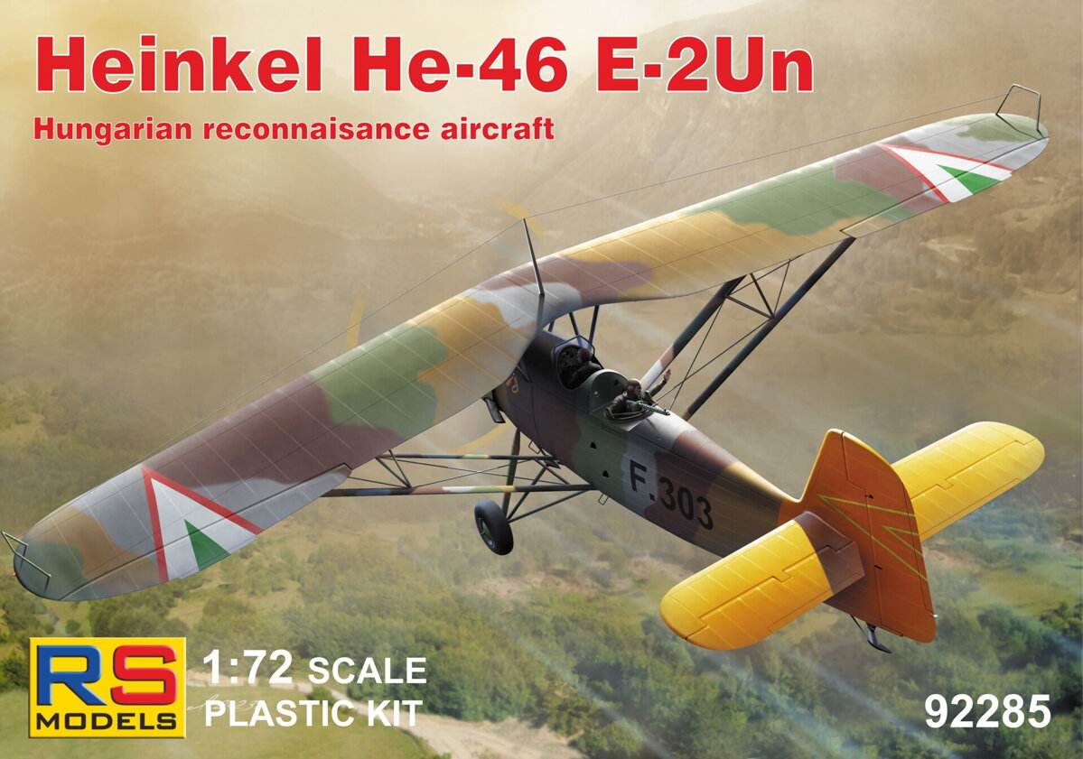 RS Models 92285 1:72 Heinkel He-46 E-2Un Hungarian reconnaissance Decals 4 x Hungary